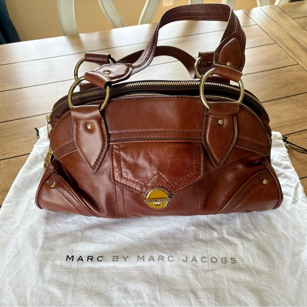 Marc Jacobs Leather Bowling Bag